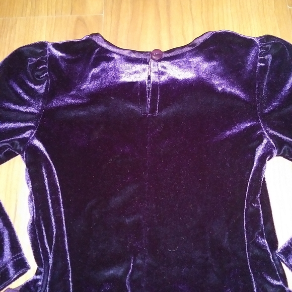 Youngland Dresses Toddler Purple Velvet Dress With Tutu Poshmark